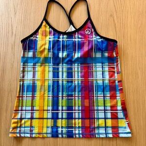 InknBurn Rainbow Plaid Camisole - Large